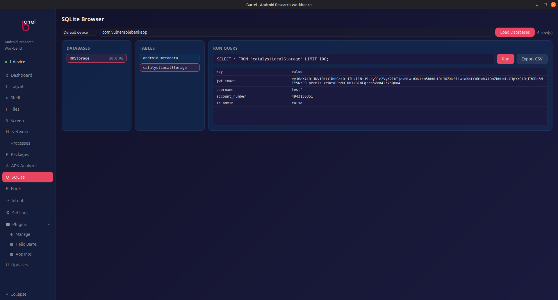 SQLite Browser